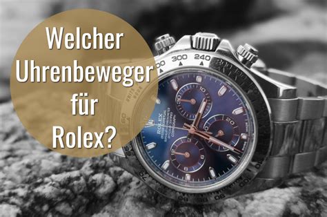 Uhrenbewegereinstellungen für Rolex 